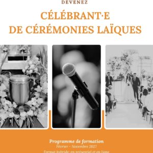 Brochure de la formation de célébrant·e 2027